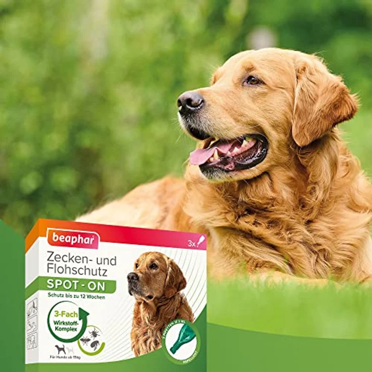 Beaphar Zecken- und Flohschutz SPOT-ON 3 x 2 ml für große Hunde ab 15 kg – Bild 4