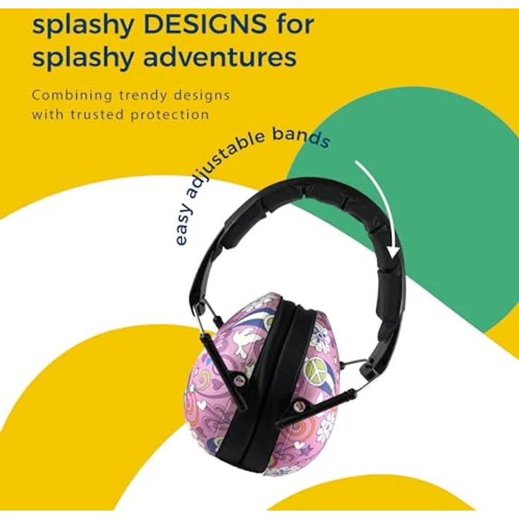 Baby Banz Earmuff Kidz, Gehörschutz für Kinder 2-5 Jahre, SNR 26 dB, größenverstellbar, gepolsterte Ohrmuscheln – Bild 5