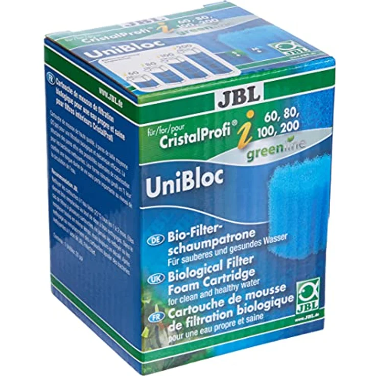 JBL UniBloc CristalProfi i60,80,100,200 Schaumstoffpatrone für Cristal Profi i – Bild 3