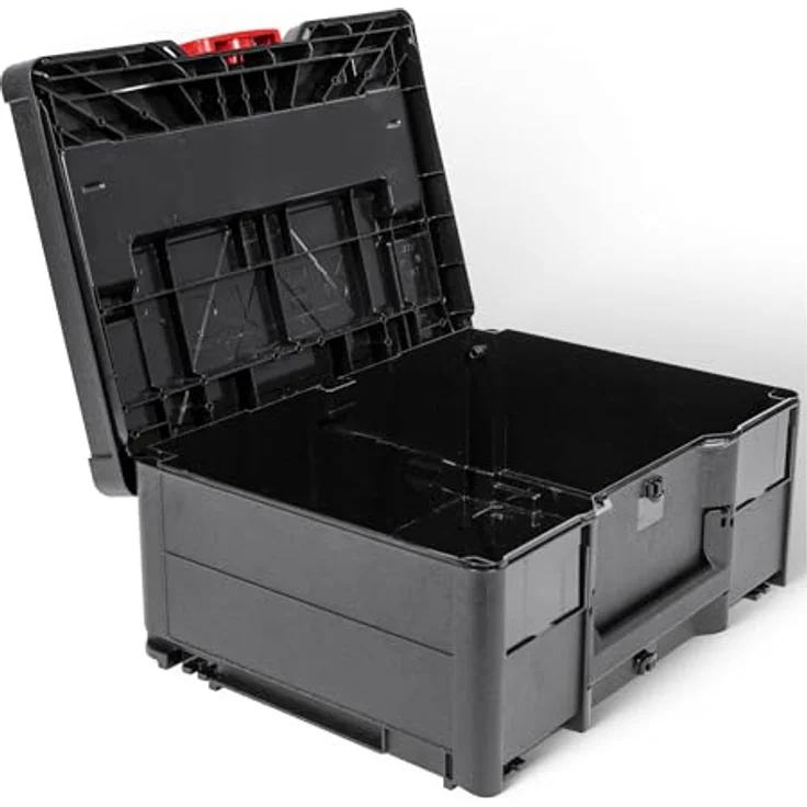 Stier Systainer³ II Black Edition, Werkzeugkoffer mit intelligentem Stapelsystem und nachhaltigem Design – Bild 6