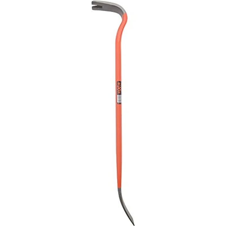 Boxer® Brecheisen 625 mm, Profi-Nageleisen aus Gusseisen für Hebeln, Demontieren und Nagelziehen, orange lackiert