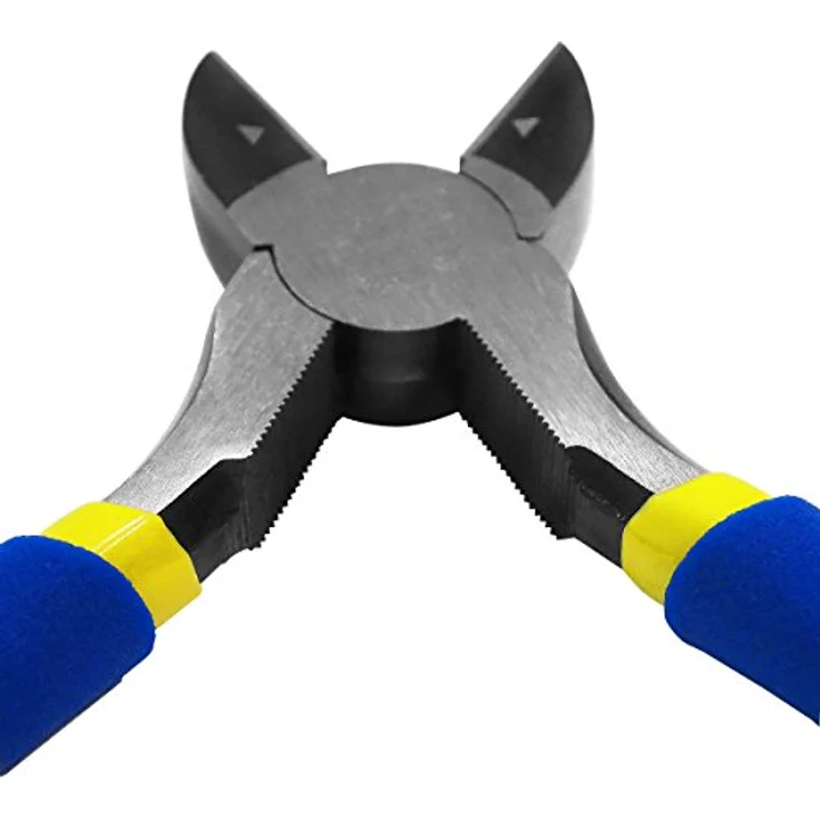 S&R Seitenschneider 180x24 mm, Hochwertiger 55 High Carbon Stahl, phosphatierte Schneidbacken, integrierte Zange, doppelt ummantelte Griffe – Bild 3