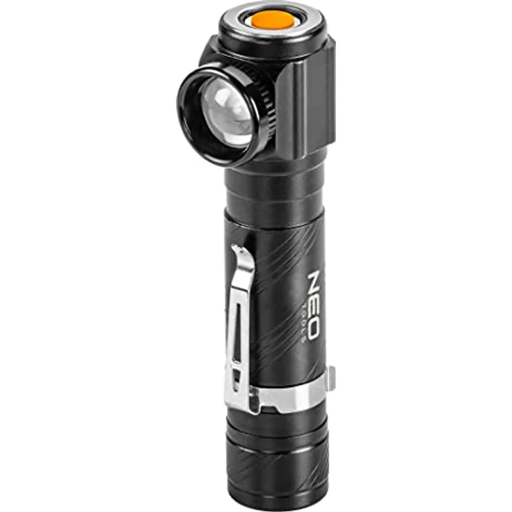 NEO TOOLS Stirnlampe LED 1000lm, magnetische 2-in-1-Kopflampe mit 6 Lichtmodi und USB-Akku 2000mAh – Bild 4