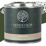 Lignocolor Wandfarbe Innenfarbe Deckenfarbe Kreidefarbe edelmatt 2,5 L (Forest)