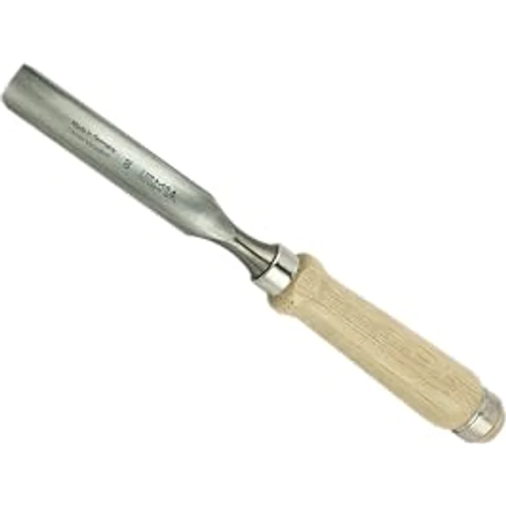 Ulmia Hohlbeitel ovale Griff-Form (Ulmer Form) 20 mm 165-20, Meißel aus Chrom-Vanadium-Stahl, Made in Germany