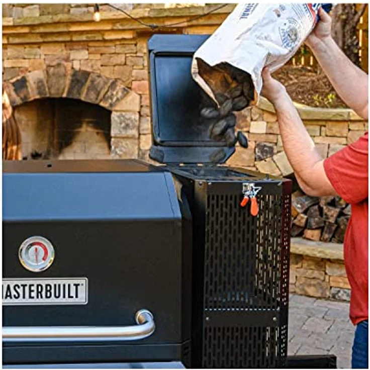 Masterbuilt Holzkohlegrill + Smoker Gravity FED 800 Grill, schwarz – Bild 6