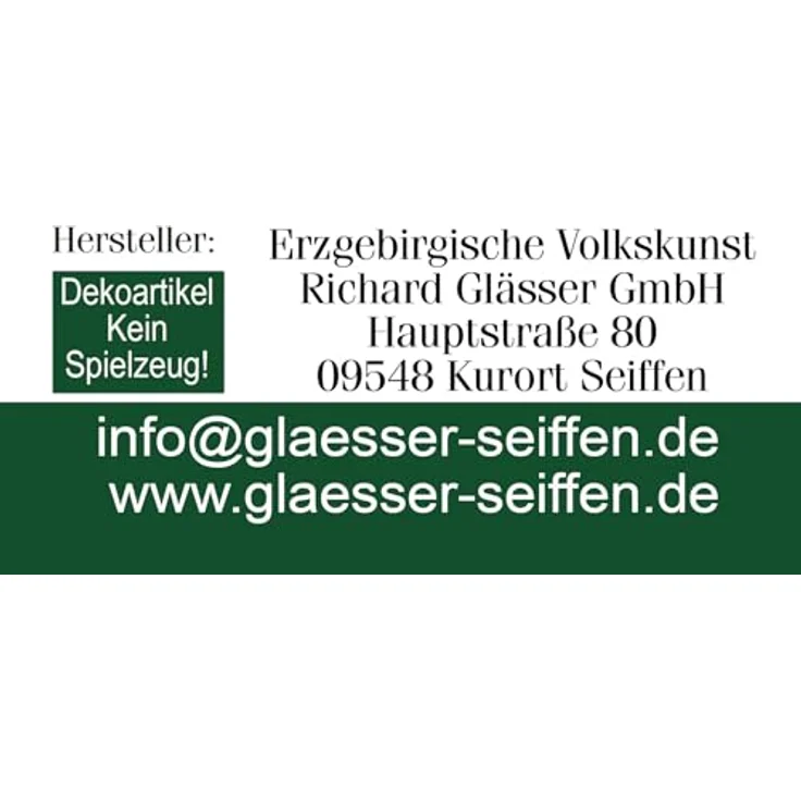 Richard Glässer Räuchermann Seiffen, Rauchofen mit Oma und Opa, 10 cm, aus nachwachsenden Rohstoffen – Bild 4