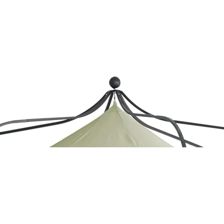 DEGAMO Pavillon-Ersatzdach MODENA, 6-eckig 320cm Durchmesser, Farbe ecru, wasserdicht – Bild 5