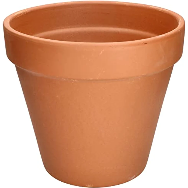 KOTARBAU® Blumentopf aus Terrakotta ⌀ 35 cm, Übertopf mit Rand für Innenräume und Gärten, universell einsetzbar, natürliche Farbe Terrakotta – Bild 1