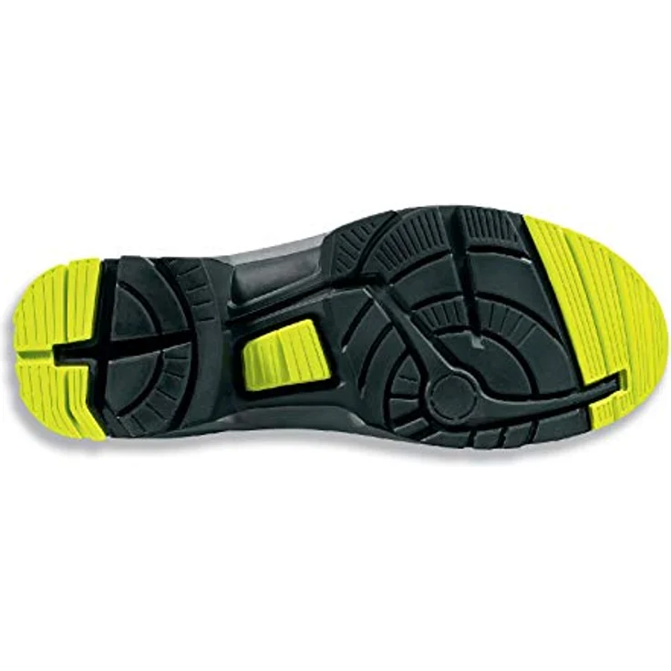 Uvex 1 Halbschuh, Sicherheitsschuhe S1 SRC ESD, Lime-Schwarz, Weite 12, GR: 47, atmungsaktiv, metallfrei, individuell anpassbar – Bild 3