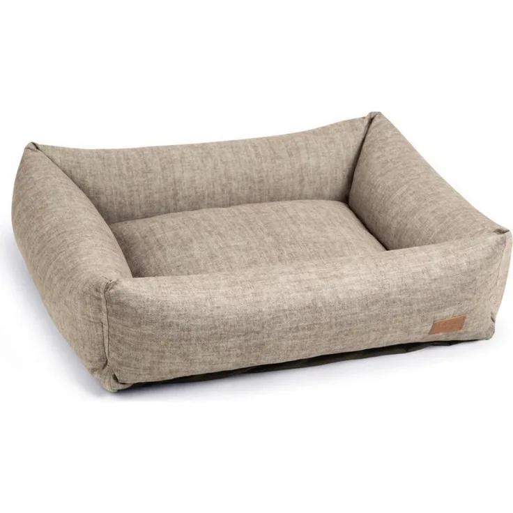 Designed By Lotte Tierbett Liegebett Unnay beige, Premiumartikel mit Flockenfüllung und rutschfestem Boden