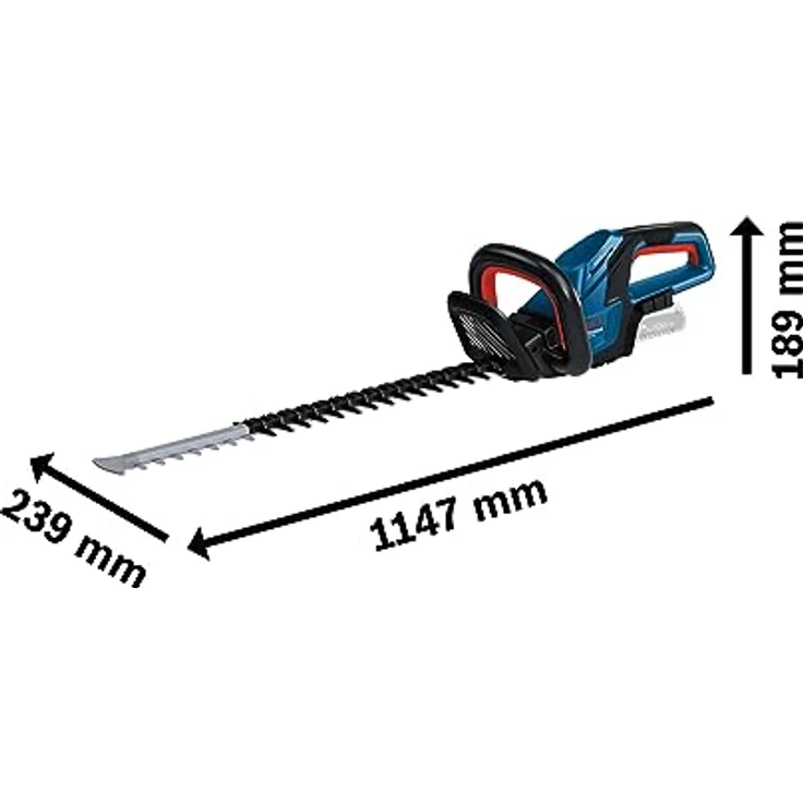 Bosch Professional 18V System Akku-Heckenschere GHE 18V-60 (bürstenloser Motor, Schnittkapazität von 20 mm) – Bild 5