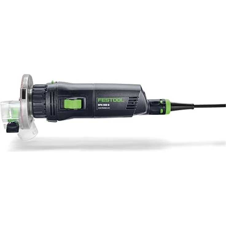 Festool Kantenfräse OFK 500 Q-Plus R3, präzise 1/10 mm Frästiefe, leicht, handlich, inkl. Fräser-System und Absaughaube mit Kugellagerbremse – Bild 3