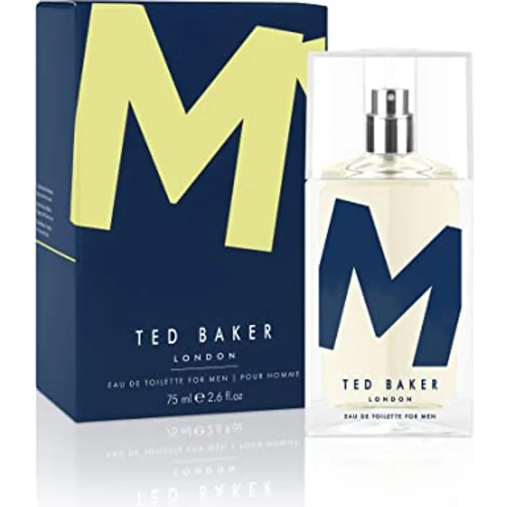 Ted Baker M EDT, Einzigartige Noten von Tonkabohne und sinnlichem Moschus mit reicher holziger Basis, Zeichen der Unterscheidung, Eau de Toilette für Männer, 75ml