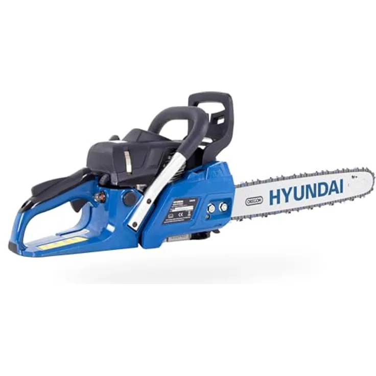 HYUNDAI CS4618G Benzin-Kettensäge, 45 cm/18" Oregon Schwert, 2.3 PS, Hubraum 45.02 cm³, inkl. Werkzeugset