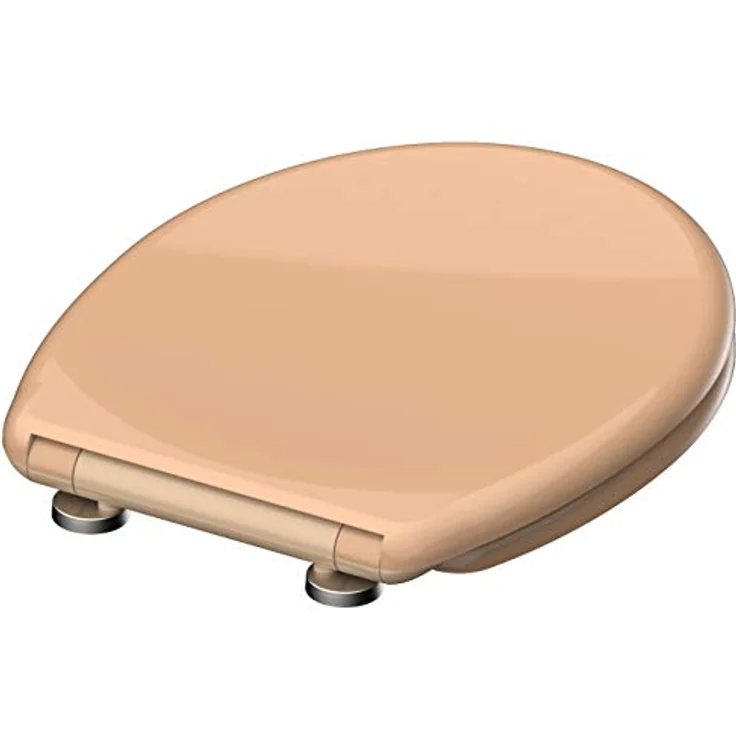Schütte WC-Sitz Beige Duroplast mit Absenkautomatik, Schnellverschluss und verstellbarer Befestigung – Bild 8
