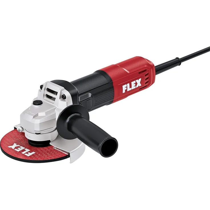 Flex Winkelschleifer L850 125mm, 850 W Leistungsaufnahme, sanftanlauf, werkzeuglos montierbare Clip-On Haube