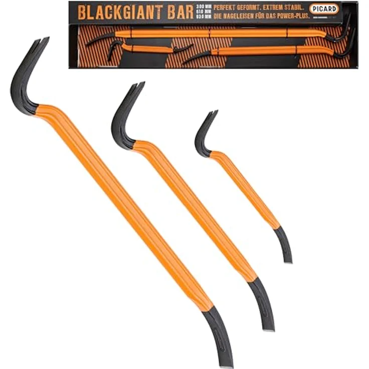 Picard Black Giant Brecheisen Nageleisen Set 3tlg. – Bild 2