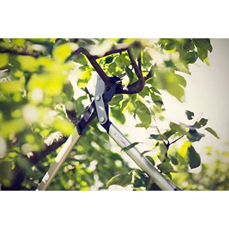 Fiskars PowerGear X Bypass-Getriebeastschere für frisches Holz, Antihaftbeschichtet, Gehärteter Präzisionsstahl, Länge 64 cm, Schwarz-Orange, LX94-M, 1020187 – Bild 14