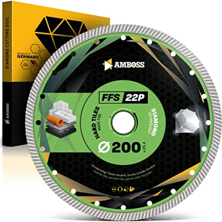 Amboss FFS 22P Diamant Trennscheibe 200 x 1.9 x 25.4 – Bild 2