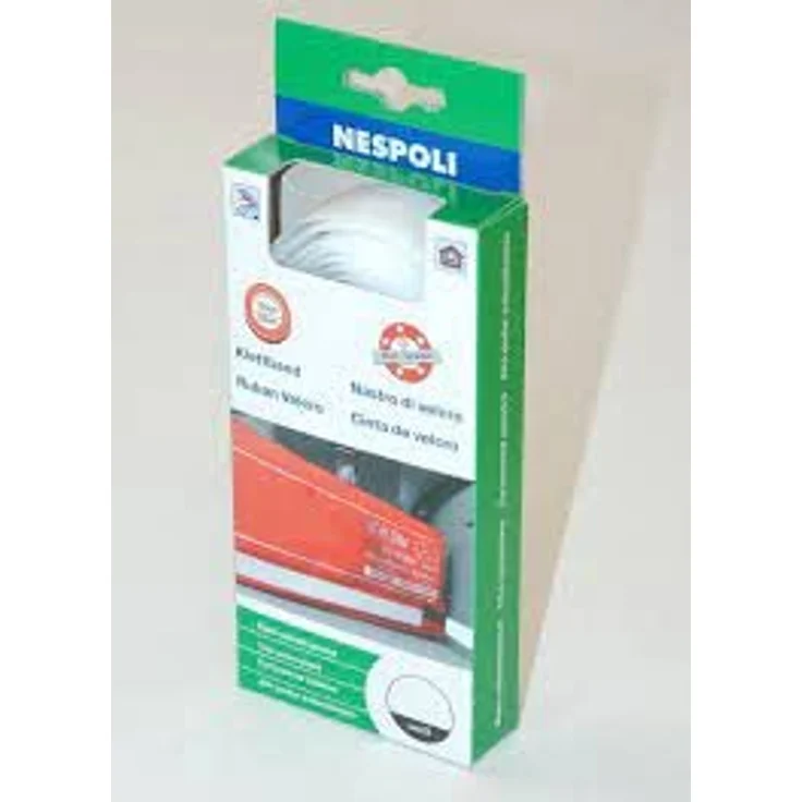 Nespoli Klettband 2 x 150 cm, weiß, selbstklebend – Bild 2
