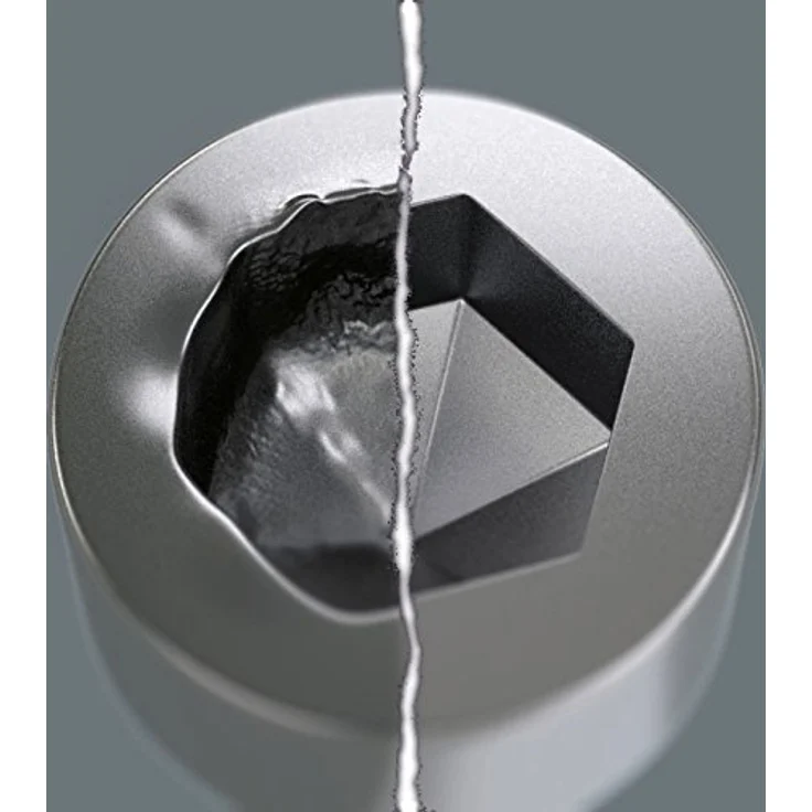 Wera Zyklop-Steckschlüssel-Bit-Einsatz 12.5 mm (1/2), SW 5 mm, Chrom-Vanadium Stahl mit Haltefunktion und Rändelung – Bild 7