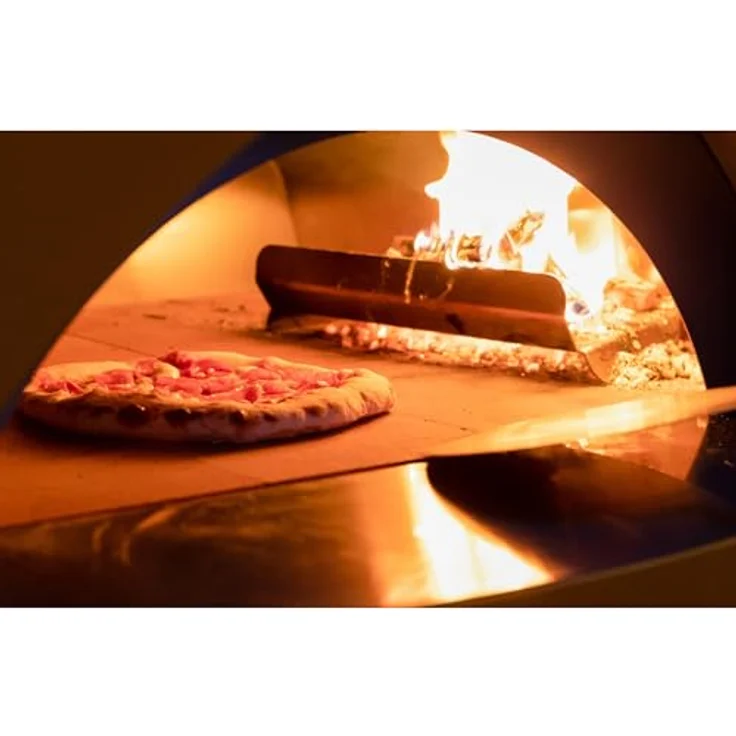 Alfa Forni MODERNO 5 Pizze Gas Pizzaofen, Antik Rot, 500°C in 30 Minuten, Heat Genius-Technologie, für 5 Pizzen, Edelstahlgehäuse – Bild 7