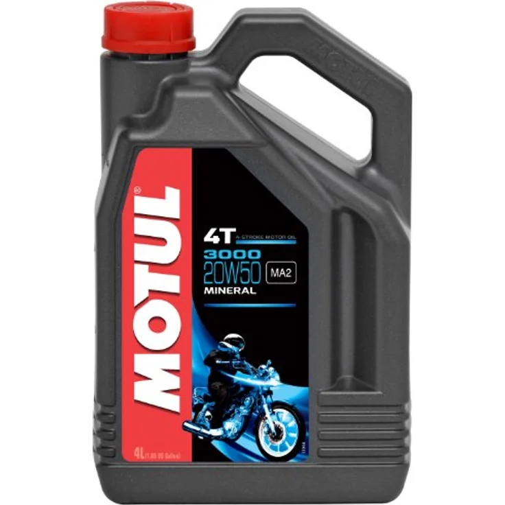 Motul 104050 3000 4T, 20 W-50, 4 L, 300x234x114 – Bild 1