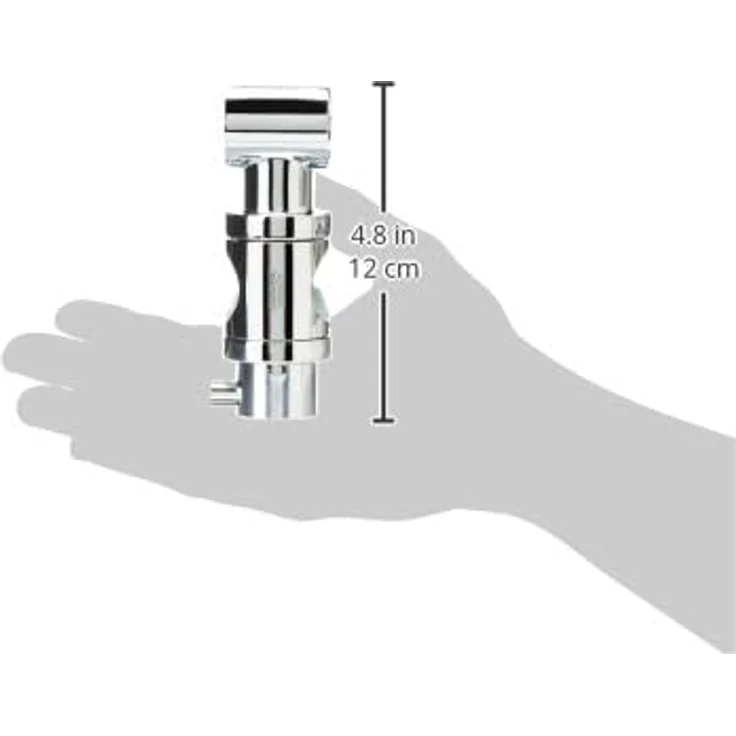 Grohe Gleitelement Brausegleiter 06765000, schwenkbarer Halter für Handbrause, chrom – Bild 6