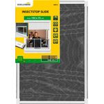 SCHELLENBERG Insektenschutz-Fensterrahmen Fliegengitter Schiebefenster, ausziehbar bis max. 75 x 100 - 193 cm, weiß und anthrazit