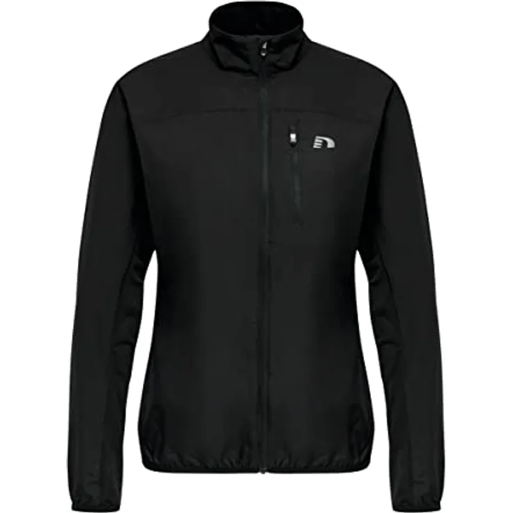 Newline Core Jacke Damen black M, schweißableitend, leicht, mit Brusttasche