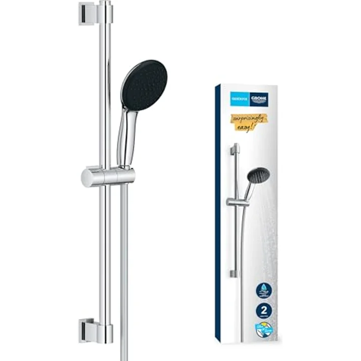 Grohe Duschbrause, Vitalio Start 110 QuickFix Brausestangenset, wassersparend, 2 Strah (8.50 l/min) – Bild 2