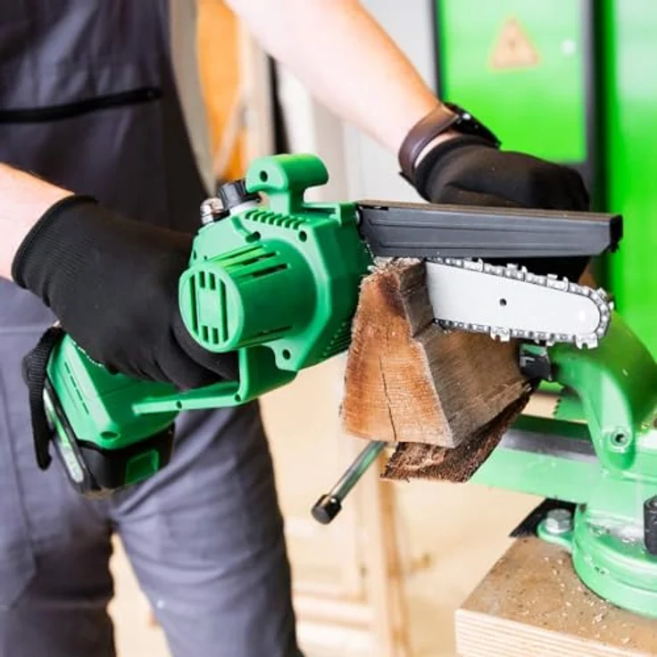 Hammersmith PocketSaw Pro, Akku-Mini-Kettensäge mit 20V Lithium-Ionen-Akku, kompakt und kabellos, präzise Schnitte bis 15 cm – Bild 6