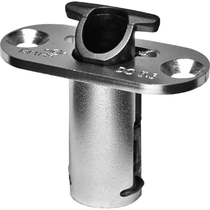 BMH BMH 1141.000012 Schaltschloss Fluchttürschloss, Stulp 54x24mm, automatische Verriegelung, DM65/80/100mm, verzinkter Stahl, Silber