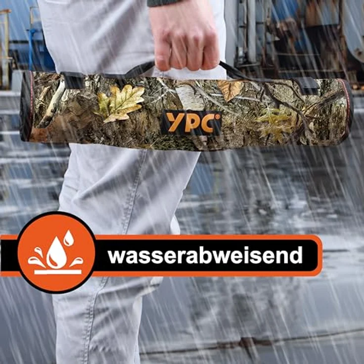 YPC VarioRoll XXL – 62x44cm, Werkzeugtasche rollbar mit 60 Halteschlaufen, wasserfest, schwarz – Bild 3