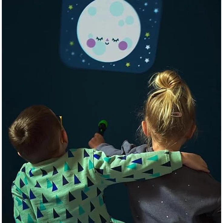 Kikkerland Taschenlampe Space Storybook, 11.60 cm mit Weltraum-inspirierenden Geschichten – Bild 3