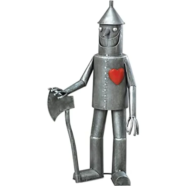 Bits und Pieces-Steadfast Dose Woodman mit Herz Garden Sculpture-Garden Decor Tin Man Yard Art Garden Statue