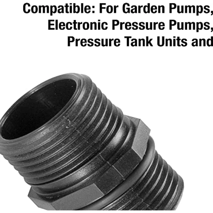 Gardena Pumpen-Anschlussstück 33.3 mm: Übergangsstück zum Anschluss von Pumpen an das Gardena Wasserschlauch-Stecksystem (1745-20) – Bild 4