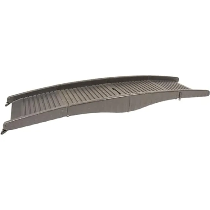 Duvo+ 121000 Rampe Auto Plastik Easy Step Bis 50 kg, grau