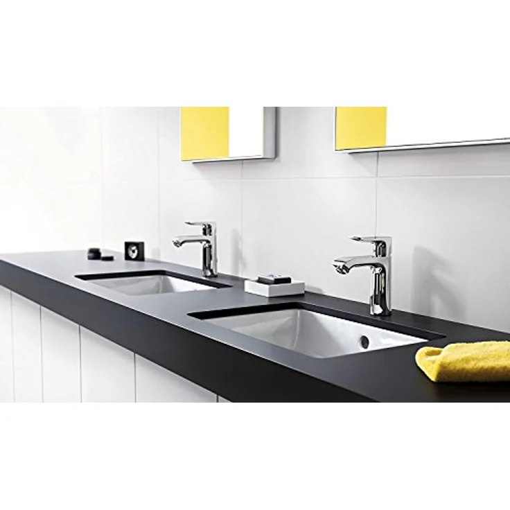 hansgrohe Metris 110 Spültischarmatur, chrom, LowFlow, ComfortZone 110, Normalstrahl, Durchflussmenge 3,5 l/min – Bild 2