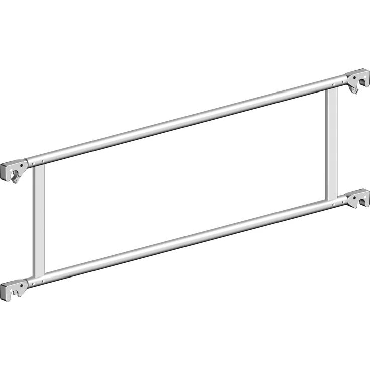 Layher Doppelgeländer 1,80 x 0,50 Meter aus Aluminium – Bild 1
