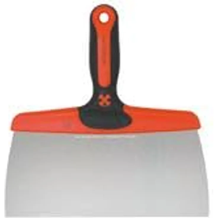Mondelin Spachtelmesser aus Edelstahl, 0,5 mm dick, 24 cm breit, beidhändiger Griff für Rechts- und Linkshänder