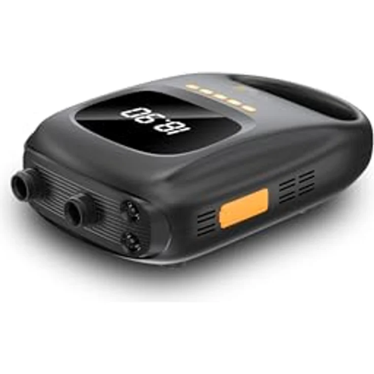 technaxx SUP Battery Air Pump TX-266, Powerful 20 PSI Pump with 7500mAh Power Bank, Black – Bild 3