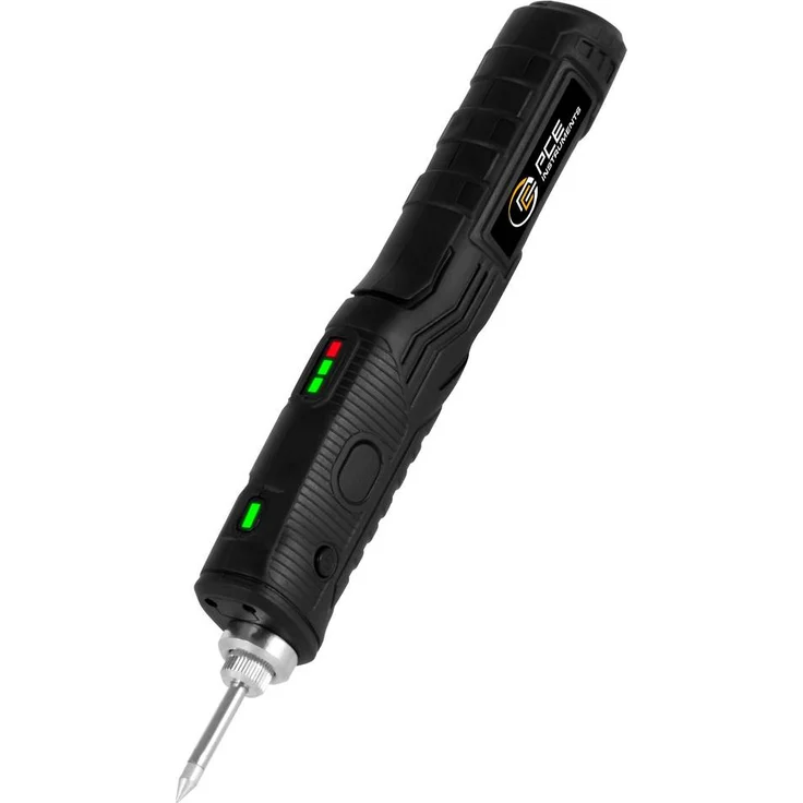 PCE Instruments PCE-ESI 100 Akku-Lötkolben, 3.7V 8W, Temperaturbereich 0 - 480°C, ergonomisches Design, Akkustandanzeige, inkl. Ablage