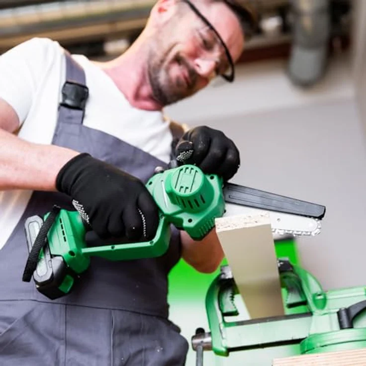 Hammersmith PocketSaw Pro, Akku-Mini-Kettensäge mit 20V Lithium-Ionen-Akku, kompakt und kabellos, präzise Schnitte bis 15 cm – Bild 7