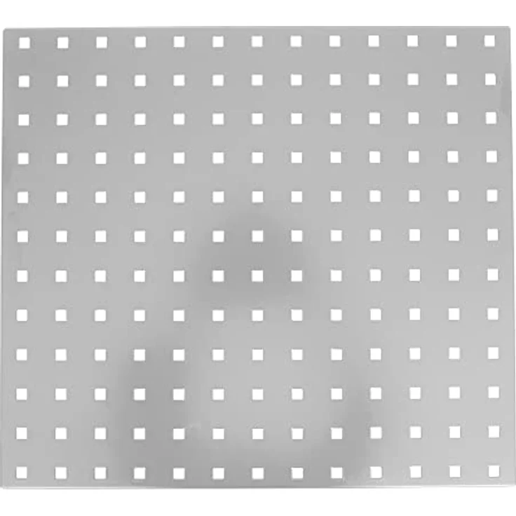 Stier Lochplatte für Werkstattwand, 500x450mm, pulverbeschichtet, lichtgrau, robust und langlebig – Bild 6