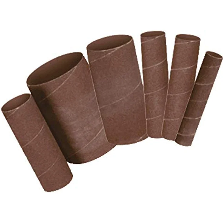 Scheppach Schleifhülsen Spindelschleifer Zubehör Set | 18 Schleifhülsen | für oszillierende Spindelschleifmaschine OSM600 / OSM100 | Körnung 240 | 3 x Ø 13-19 - 26-38 - 51-76 mm | 790340070 – Bild 2