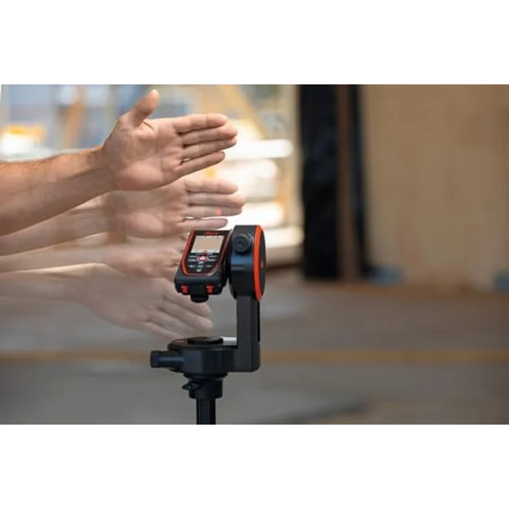 Leica DISTO D5 Set, Laserentfernungsmesser mit digitalem Zielsucher, FTA 360 Adapter und TRI 75 Stativ, inkl. metaBOX – Bild 2