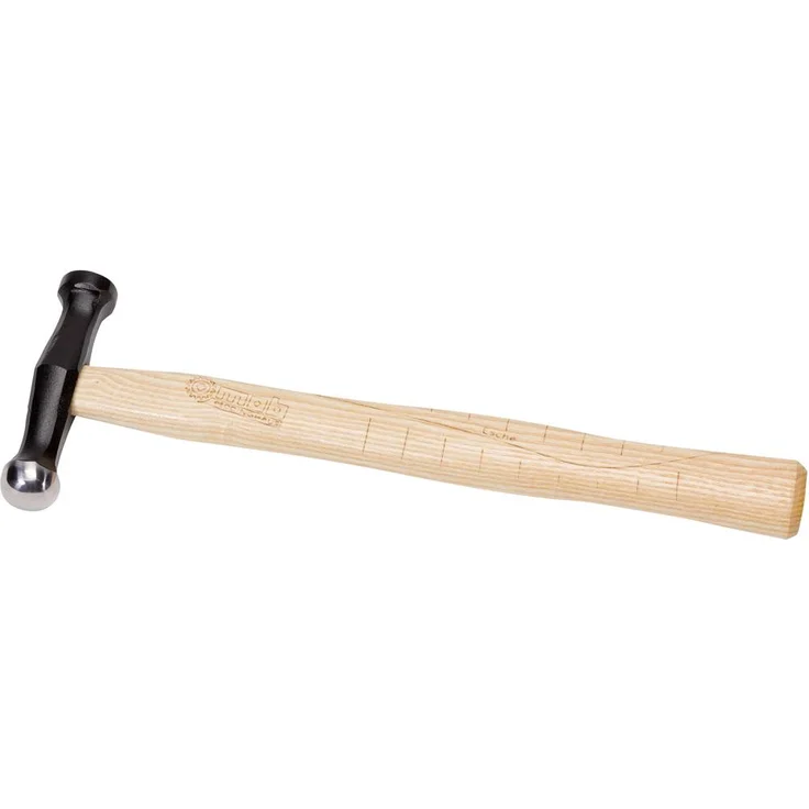 Peddinghaus Polierhammer 770g, 350mm mit Eschenstiel und zwei gewölbten Bahnen