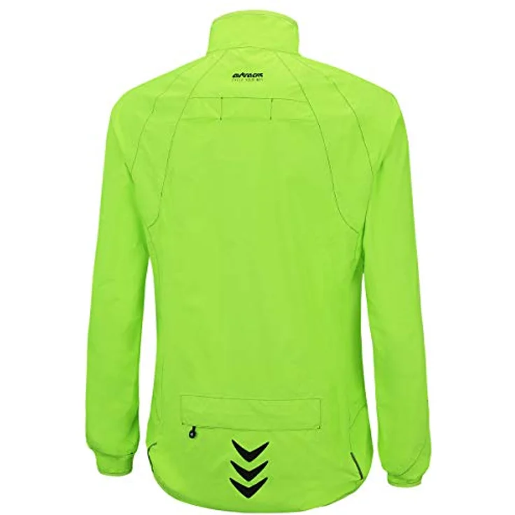 Airtracks Herren Regenjacke Comfort Line (Wind- & Wasserdicht, Wassersäule: 10.000 mm, S M L XL XXL XXXL) - Schwarz – Bild 2